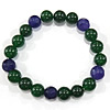 jade Pulsera, Grado A, longitud:aproximado 7 Inch, 18PCs/Sarta, Vendido por Sarta