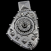 Zinc Alloy Jewelry Pendants, plated nickel, lead & cadmium free Approx 