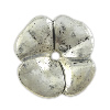 Zinc Alloy Bead Caps, Flower, plated nickel, lead & cadmium free Approx 1mm, Approx 