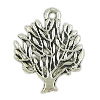 Pendentifs feuilles en alliage de zinc , arbre, plus de couleurs à choisir, protéger l'environnement, sans nickel, plomb et cadmium Environ 1mm, Environ Vendu par kg