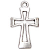 Zinc Alloy Cross Pendants, plated Approx 2mm, Approx 