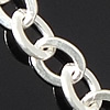 Sterling Silber Schmuck Kette, 925 Sterling Silber, plattiert, Oval-Kette, keine, verkauft von G