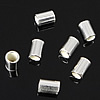 Sterling Silber Crimp Perlen, 925 Sterling Silber, Rohr, plattiert, keine, 2x3mm, verkauft von PC