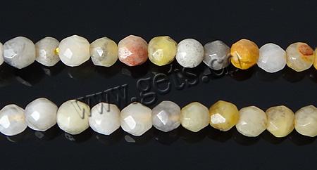 Perle agate Botswana naturelle, Rond, multiple tailles pour le choix & facettes, Trou:Environ 0.2-0.3mm, Longueur:Environ 15.5 pouce, Vendu par brin