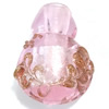 Lampwork Parfümflasche, Goldsand, Rosa, 23x30x16mm, Bohrung:ca. 5.5mm, verkauft von PC