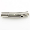 Stainless Steel Bayonet Clasp, Tube, plated Approx 3mm 