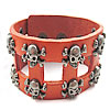 Men Bracelet, Cowhide, with Zinc Alloy, hollow, 30mm Approx 9 Inch 