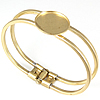 Brass Bracelet Base, plated 13mm, Inner Approx Approx 7 Inch 