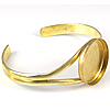 Brass Bracelet Base, plated 7.5mm, Inner Approx Approx 6.5 Inch 