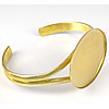 Brass Bracelet Base, plated 7.5mm, Inner Approx Approx 6.5 Inch 