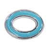 Enamel Acrylic Beads, Oval Approx 2mm 