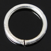 Sägeschnitt Sterling Silber Closed Sprung-Ring, 925 Sterling Silber, Kreisring, plattiert, keine, verkauft von PC