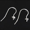 Sterling Silver Hook Earwire, 925 Sterling Silver, plated 