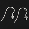 Sterling Silver Hook Earwire, 925 Sterling Silver, plated 