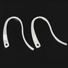 Sterling Silver Hook Earwire, 925 Sterling Silver, plated Approx 1.2mm 