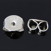 argent sterling 925 Tension oreille Nut, Placage, plus de couleurs à choisir Environ 1.2mm, Vendu par paire