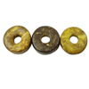 Coconut Beads, Donut, mixed colors, 6.5-9x2-6mm Approx 2-3.5mm, Approx 