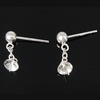 Boucles d'oreilles en Argent, argent sterling 925, Placage, plus de couleurs à choisir 5mm, Vendu par paire