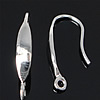 Sterling Silver Hook Earwire, 925 Sterling Silver, plated Approx 1.5mm 