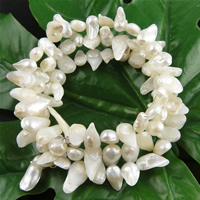 Freshwater Pearl Bracelet, 8-12mm .5 Inch 