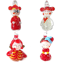 Cartoon Lampwork Pendants