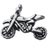 Fahrzeug Zinklegierung Anhänger, Motorrad, plattiert, keine, frei von Nickel, Blei & Kadmium, 18x21mm, Bohrung:ca. approx2mm, verkauft von PC