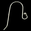 Sterling Silver Hook Earwire, 925 Sterling Silver, plated Approx 1.5mm 