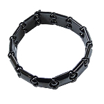 Hämatit Armband, verschiedene Stile für Wahl, Grade A, 17x13x5mm, Länge:7.5 ZollInch, verkauft von Strang