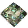 Abalone Shell Pendants, Rhombus Approx 1mm 