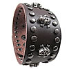 Men Bracelet, Zinc Alloy, with Cowhide, nickel, lead & cadmium free Approx 9-10 Inch 