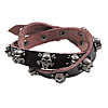 Men Bracelet, Zinc Alloy, with Cowhide , nickel, lead & cadmium free Approx 17-18 Inch 