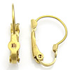 Brass Lever Back Earring Wires, plated 