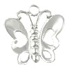 Pendentifs animaux en argent, argent sterling 925, papillon, Placage, plus de couleurs à choisir Environ 2mm, Vendu par PC