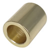 Zinc Alloy End Cap, Column, gold Approx 7mm 