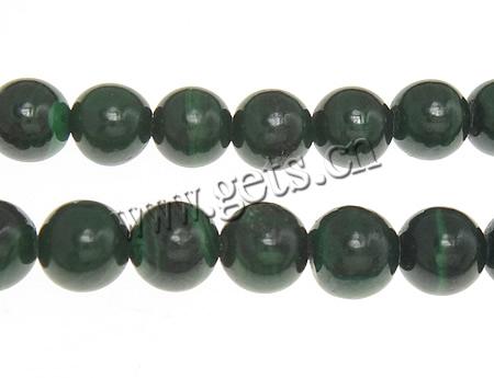 Natural Malachite Beads, Round, more sizes for choice, Grade B, Length:15 Inch, Sold By Strand