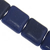 Perles en Synthétique Lapis, lapis synthétique, cadre, grade A Environ 1.5mm .5 pouce Vendu par brin