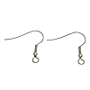 Stainless Steel Hook Earwire, 316 Stainless Steel, with loop, original color Approx 2mm 