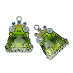 Zinc Alloy Animal Pendants, plated, enamel & mixed, nickel, lead & cadmium free Approx 1mm 