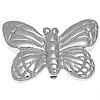 Argent sterling perle animaux, argent sterling 925, papillon, Placage, plus de couleurs à choisir Environ 1mm, Vendu par PC