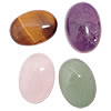 Gemstone Cabochons, mixed 5-5.5mm 