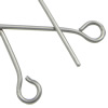 Stainless Steel Eyepins, 316 Stainless Steel, original color Approx 