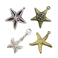 Brass Star Pendants