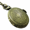 Watch Necklace, Zinc Alloy, Flat Round Approx 32 Inch 