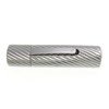 Stainless Steel Bayonet Clasp, Column, plated, textured Approx 6mm 