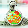 Watch Necklace, Zinc Alloy, Flat Round Approx 32 Inch 