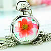 Watch Necklace, Zinc Alloy, Flat Round Approx 32 Inch 