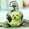 Watch Necklace, Zinc Alloy, Flat Round Approx 32 Inch 