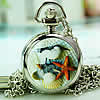 Watch Necklace, Zinc Alloy, Flat Round Approx 32 Inch 