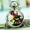 Watch Necklace, Zinc Alloy, Flat Round Approx 32 Inch 