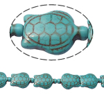 Synthetic Turquoise Beads, Turtle, light blue Approx 1.5mm .5 Inch 